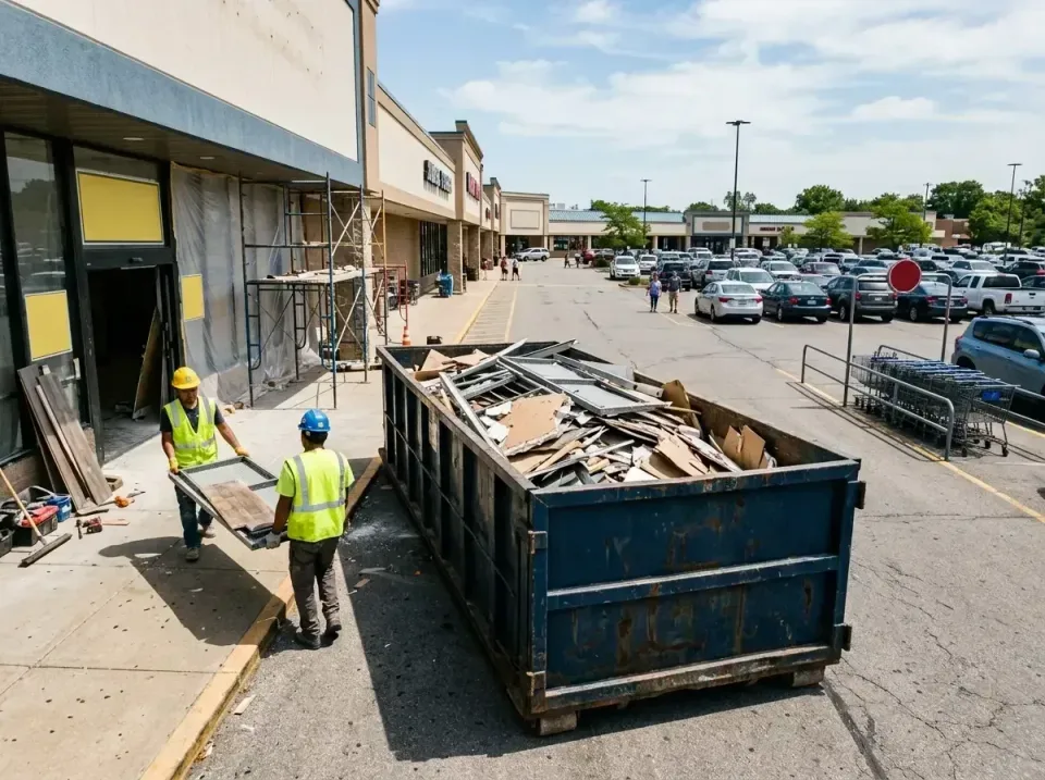 retail-store-renovation-debris-003 — frequently asked questions, Roll-off Dumpster Rentals in Ballwin, MO